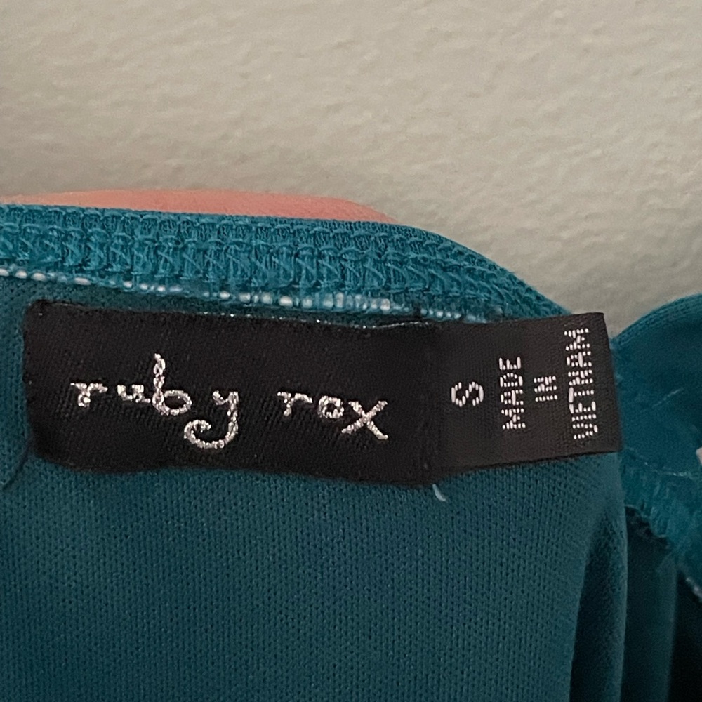 Ruby Rox Turquoise Dress - Picture 3 of 3